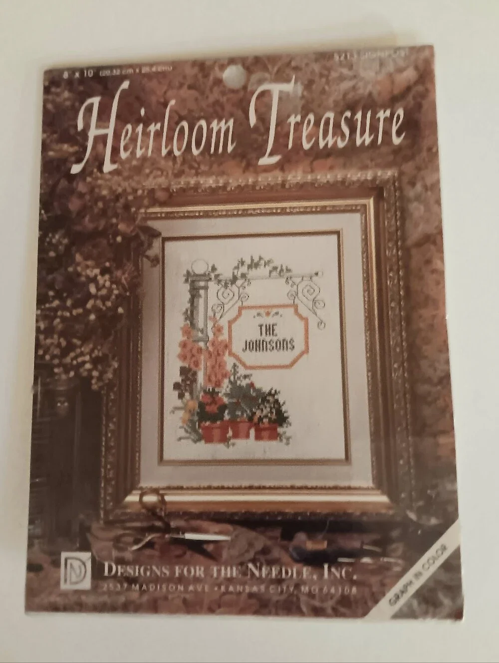 Heirloom Treasure Cross Stitch Floral Design Kit Bundle NWOT
